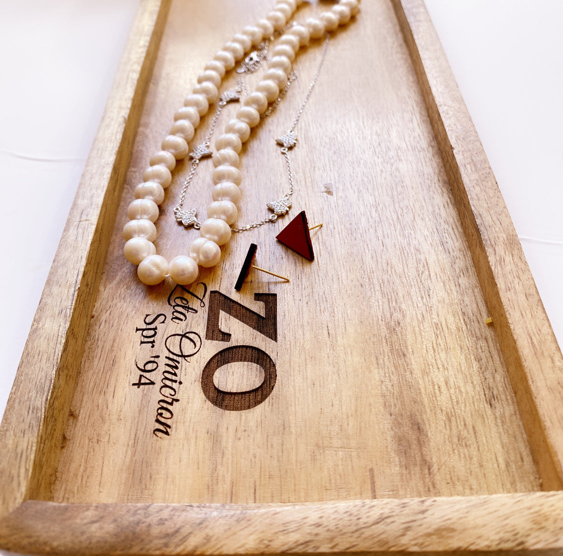 Personalized Wooden Jewelry Tray