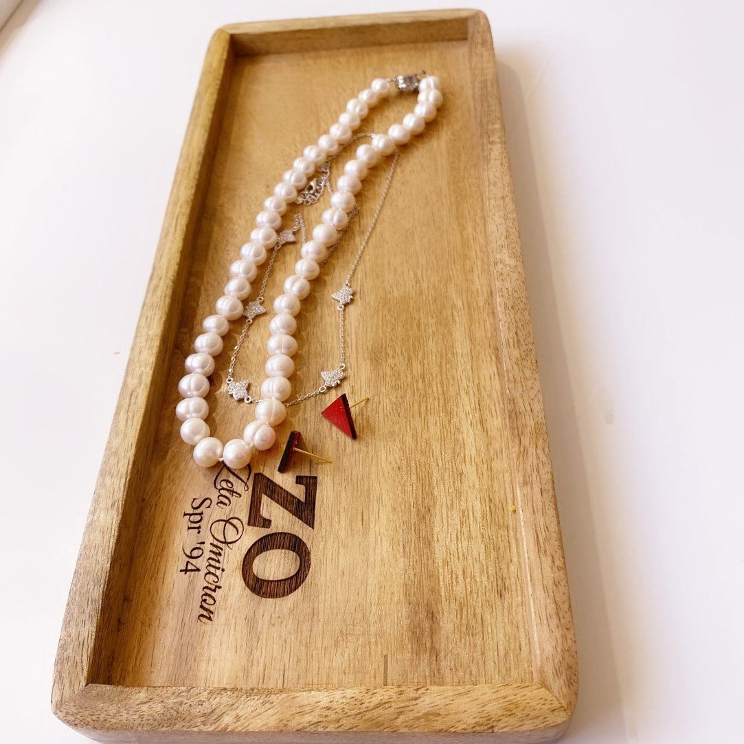 Personalized Wooden Jewelry Tray