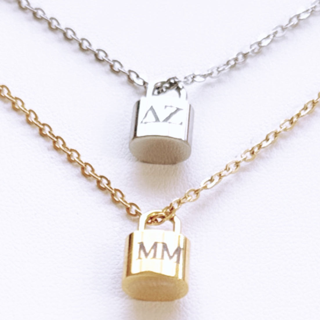 Sorority charm necklace