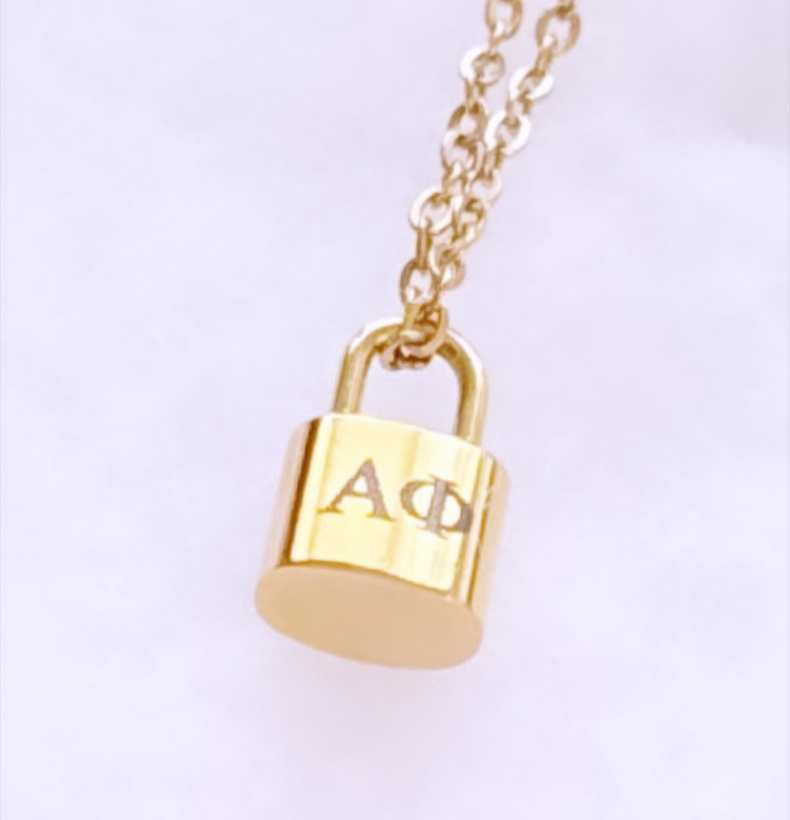 Dainty Charm Lock Necklace