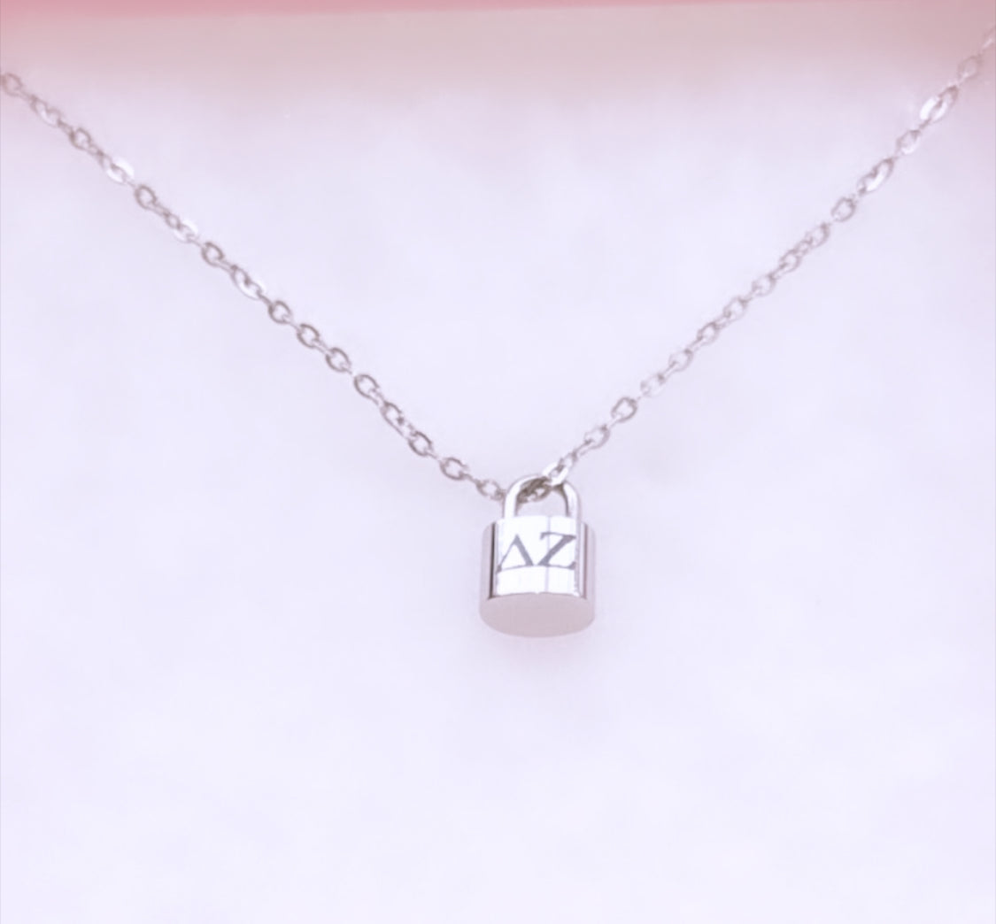 Dainty Charm Lock Necklace