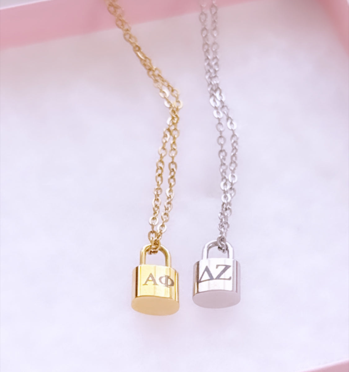 Dainty Charm Lock Necklace